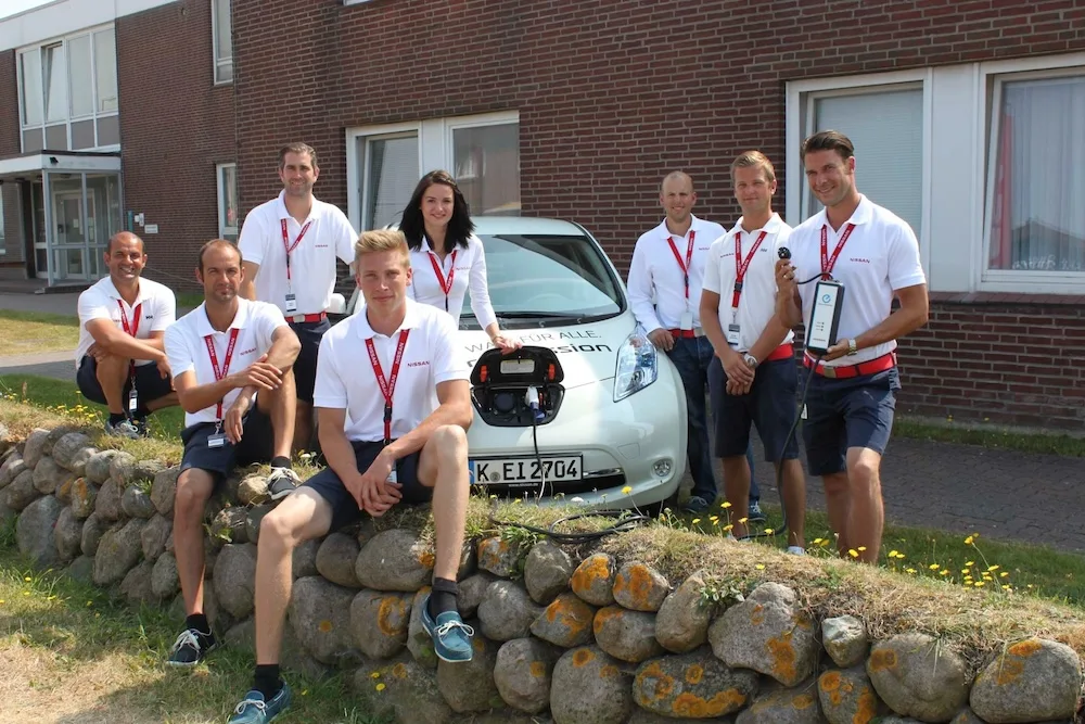 Roadshow-Team von United People bei einem Einsatz on the road